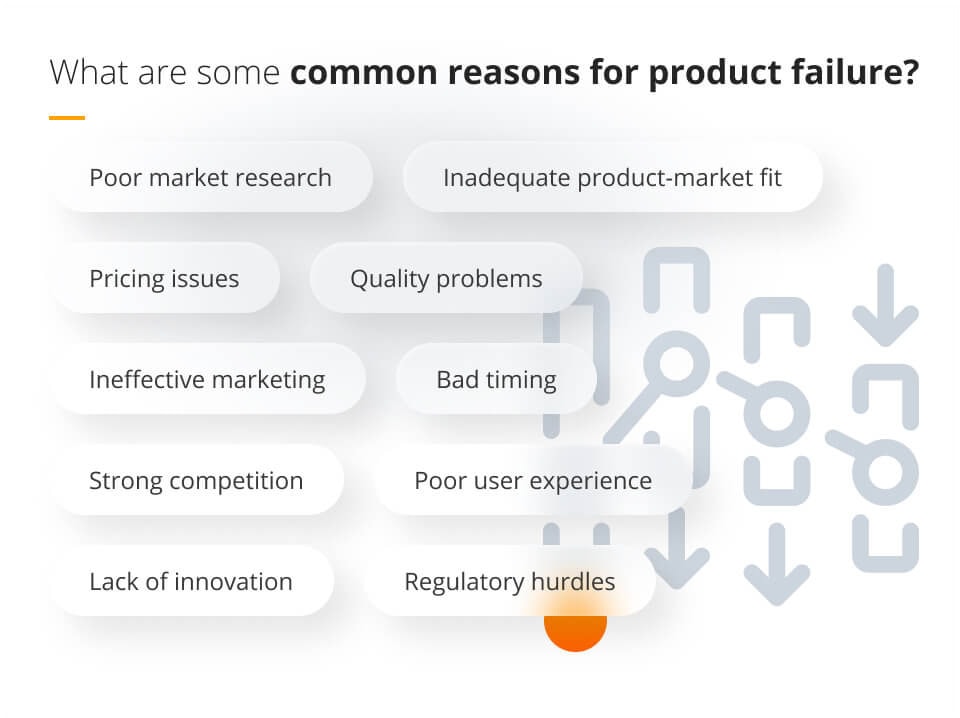 What are some common reasons for product failure